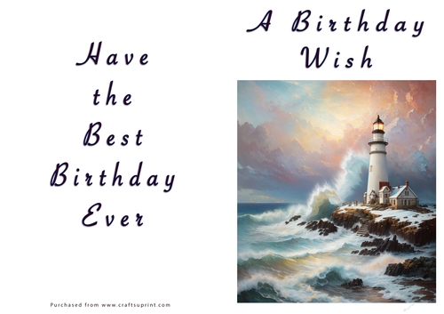NCJP - A Birthday Wish - Fantasy Lighthouse