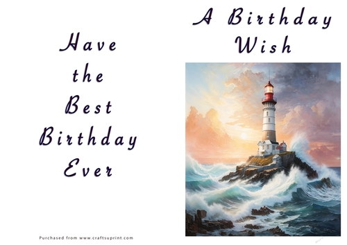 NCJP - A Birthday Wish - Fantasy Lighthouse