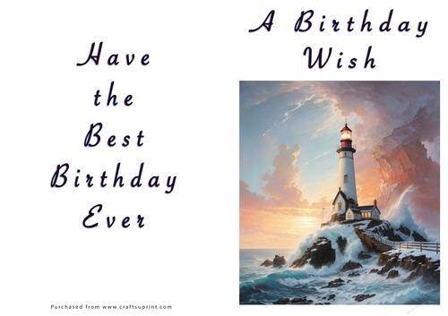 NCJP - A Birthday Wish - Fantasy Lighthouse