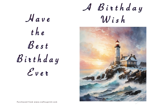 NCJP - A Birthday Wish - Fantasy Lighthouse