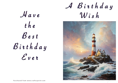 NCJP - A Birthday Wish - Fantasy Lighthouse