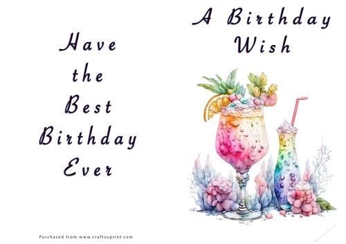 NCJP - A Birthday Wish - Fantasy Cocktail
