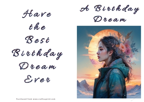 NCJP - A Birthday Dream Portrait