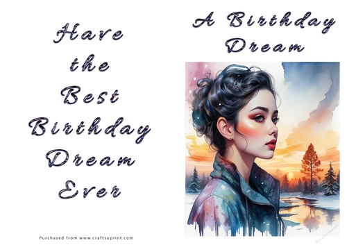 NCJP - A Birthday Dream Portrait