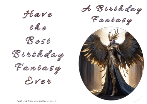 NCJP - A Birthday Fantasy Harpy Portrait