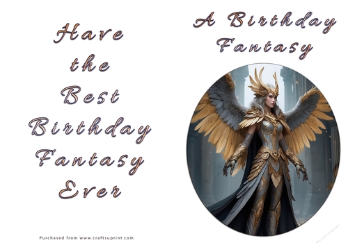 NCJP - A Birthday Fantasy Harpy Portrait