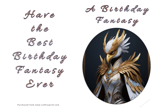 NCJP - A Birthday Fantasy Harpy Portrait
