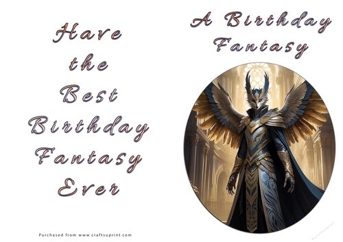 NCJP - A Birthday Fantasy Harpy Portrait
