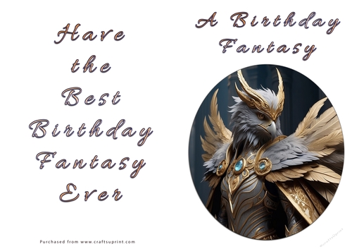 NCJP - A Birthday Fantasy Harpy Portrait