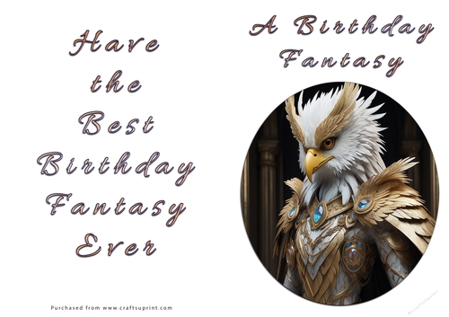NCJP - A Birthday Fantasy Harpy Portrait