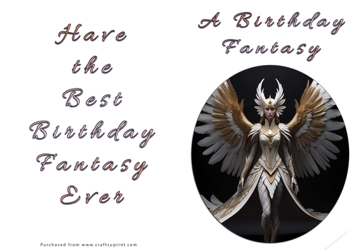 NCJP - A Birthday Fantasy Harpy Portrait