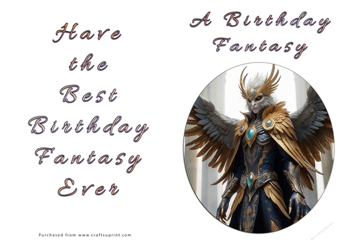 NCJP - A Birthday Fantasy Harpy Portrait