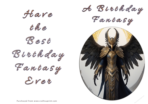NCJP - A Birthday Fantasy Harpy Portrait