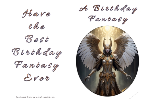 NCJP - A Birthday Fantasy Harpy Portrait