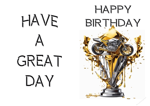 NCJP - A Birthday Card Motorcycle Trophies