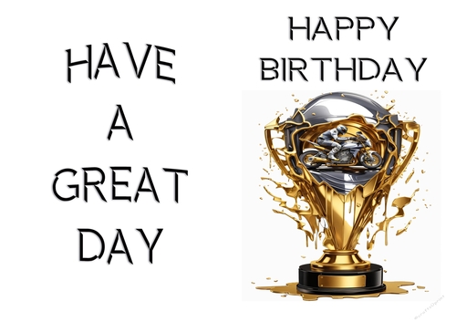 NCJP - A Birthday Card Motorcycle Trophies