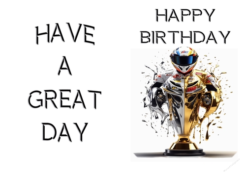 NCJP - A Birthday Card Motorcycle Trophies