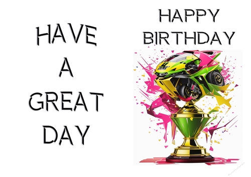 NCJP - A Birthday Card Motorcycle Trophies