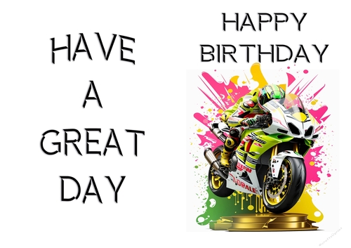 NCJP - A Birthday Card Motorcycle Trophies