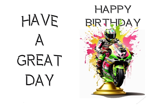 NCJP - A Birthday Card Motorcycle Trophies