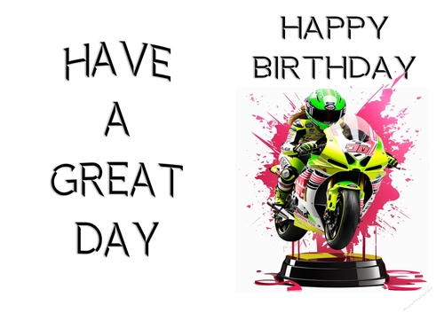 NCJP - A Birthday Card Motorcycle Trophies