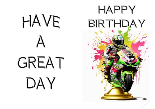 NCJP - A Birthday Card Motorcycle Trophies