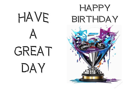 NCJP - A Birthday Card Motorcycle Trophies