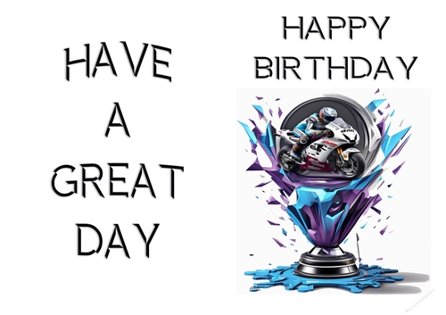 NCJP - A Birthday Card Motorcycle Trophies