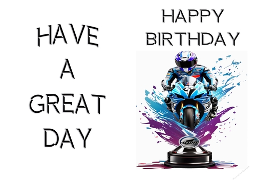NCJP - A Birthday Card Motorcycle Trophies