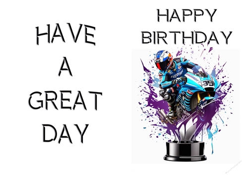 NCJP - A Birthday Card Motorcycle Trophies