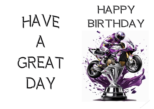 NCJP - A Birthday Card Motorcycle Trophies