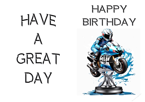 NCJP - A Birthday Card Motorcycle Trophies