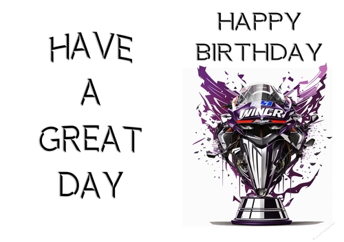 NCJP - A Birthday Card Motorcycle Trophies