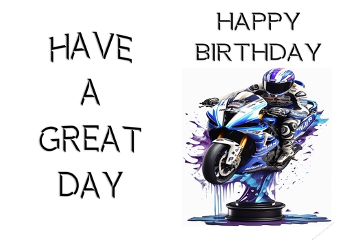 NCJP - A Birthday Card Motorcycle Trophies