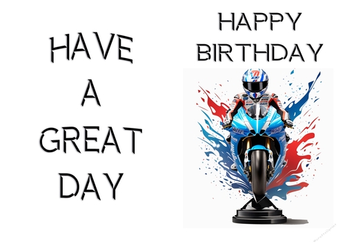 NCJP - A Birthday Card Motorcycle Trophies
