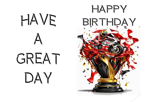 NCJP - A Birthday Card Motorcycle Trophies