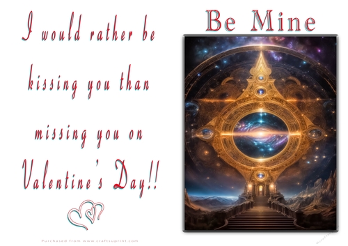 NCJP Valentines Day Card - Cosmic World