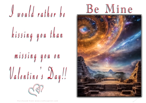 NCJP Valentines Day Card - Cosmic World