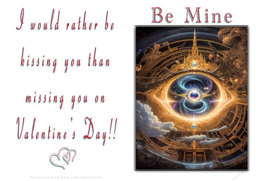 NCJP Valentines Day Card - Cosmic World