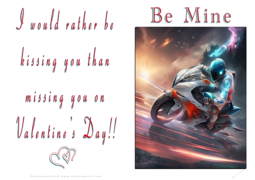 NCJP Valentines Day Card - Motorcycle Love