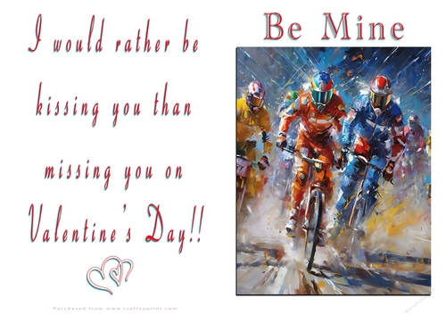 NCJP Valentines Day Card - Motorcycle Love