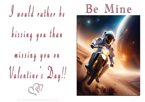 NCJP Valentines Day Card - Motorcycle Love