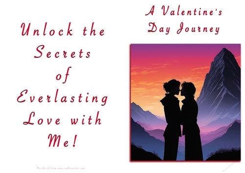 NCJP Valentines Day Card - Couples Silhouette Females