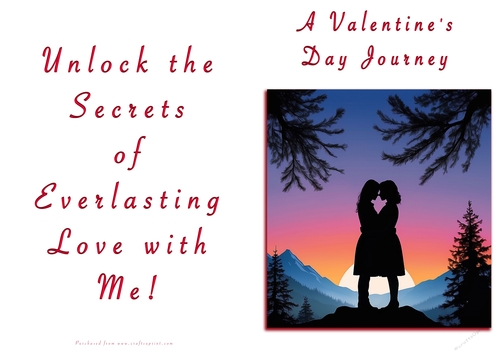 NCJP Valentines Day Card - Couples Silhouette Females