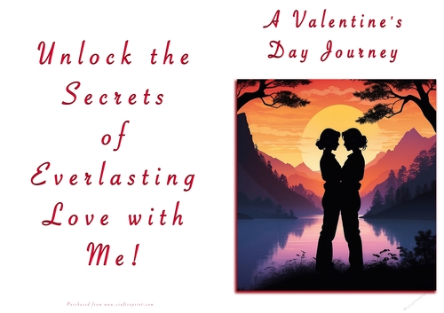 NCJP Valentines Day Card - Couples Silhouette Females