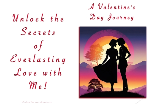NCJP Valentines Day Card - Couples Silhouette Females