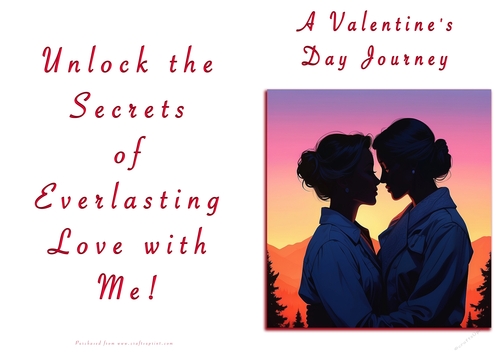 NCJP Valentines Day Card - Couples Silhouette Females