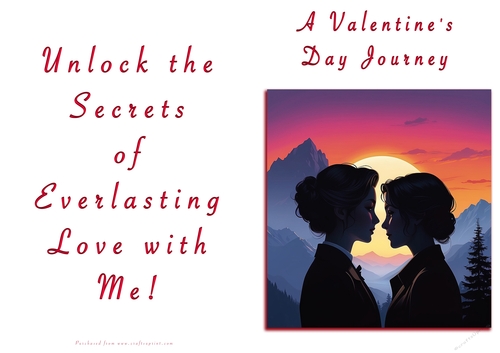 NCJP Valentines Day Card - Couples Silhouette Females
