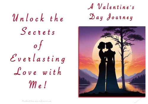 NCJP Valentines Day Card - Couples Silhouette Females