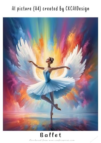 A4 AI Beautiful Fantasy Ballet Dancers - Various